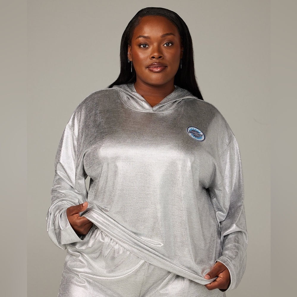 Savage X Fenty Chain Reaction Hooded Long Sleeve Tee